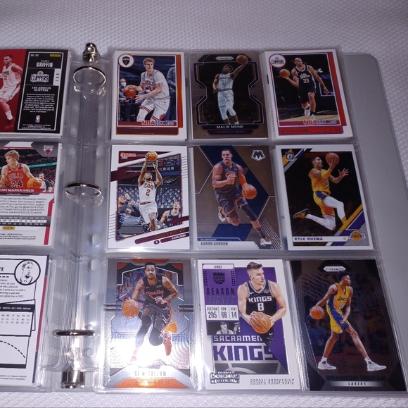 NBA Basketball Cards Binder π NBA Basketball Trading Cards Collection Lot π₯ - Picture 6 of 11